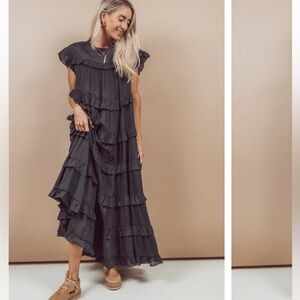 Shop Stevie Betty Ruffled Tiered Dress